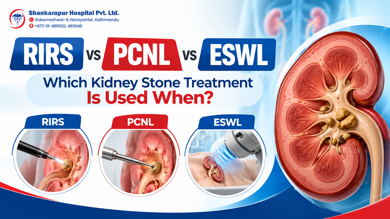 RIRS vs PCNL vs ESWL: Which Kidney Stone Treatment Is Used When?
